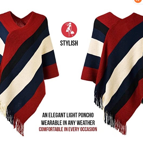 Stripes - Poncho - Picture 3 of 3